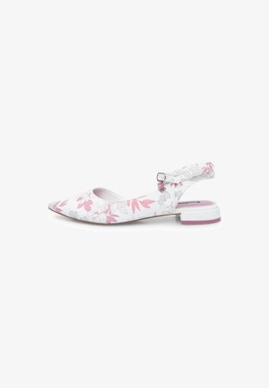 Takaa avoimet ballerinat - white