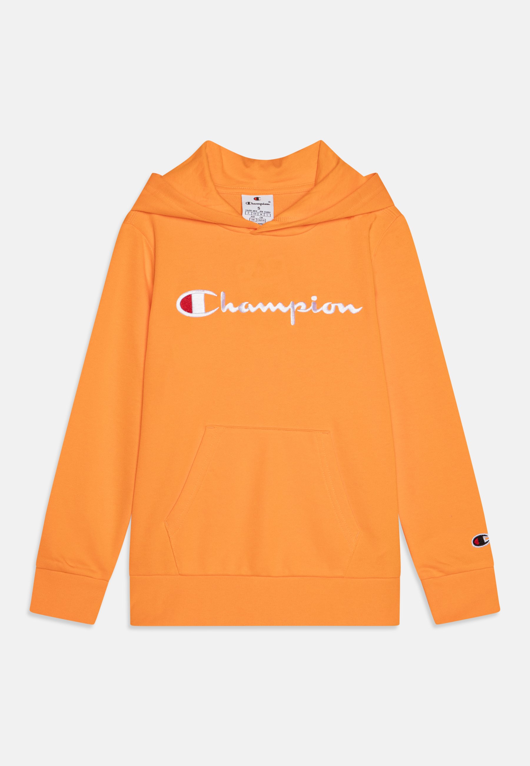 Logo Champion Pullover Orange Vintage Champion Sweatshirt Mens