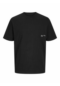 Jack & Jones RUNDHALSAUSSCH - T-Shirt print - black