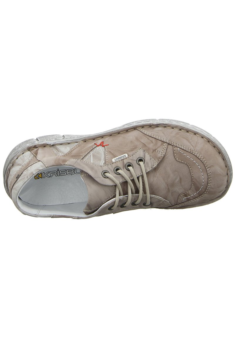Damen Halbschuhe | Krisbut Sportlicher Schnürer beige - PN50161 Damen Halbschuhe | Krisbut Sportlicher Schnürer beige - PN50161