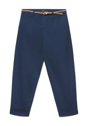 Calliope, PANTALONE LUNGO TINTA UNITA - Chino - blu notte