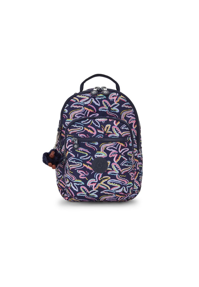 Kipling SEOUL S BTS PRT AC - Skoletasker - palm fiesta print