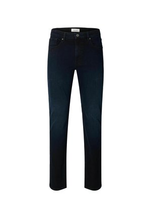 Selected, SLIM FIT JEANS 75 DARK WASH - Jean slim - blue black denim