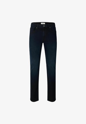 Selected, SLIM FIT JEANS 75 DARK WASH - Slim fit jeans - blue black denim