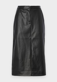 PCNEETH MIDI SKIRT - Kynähame - black