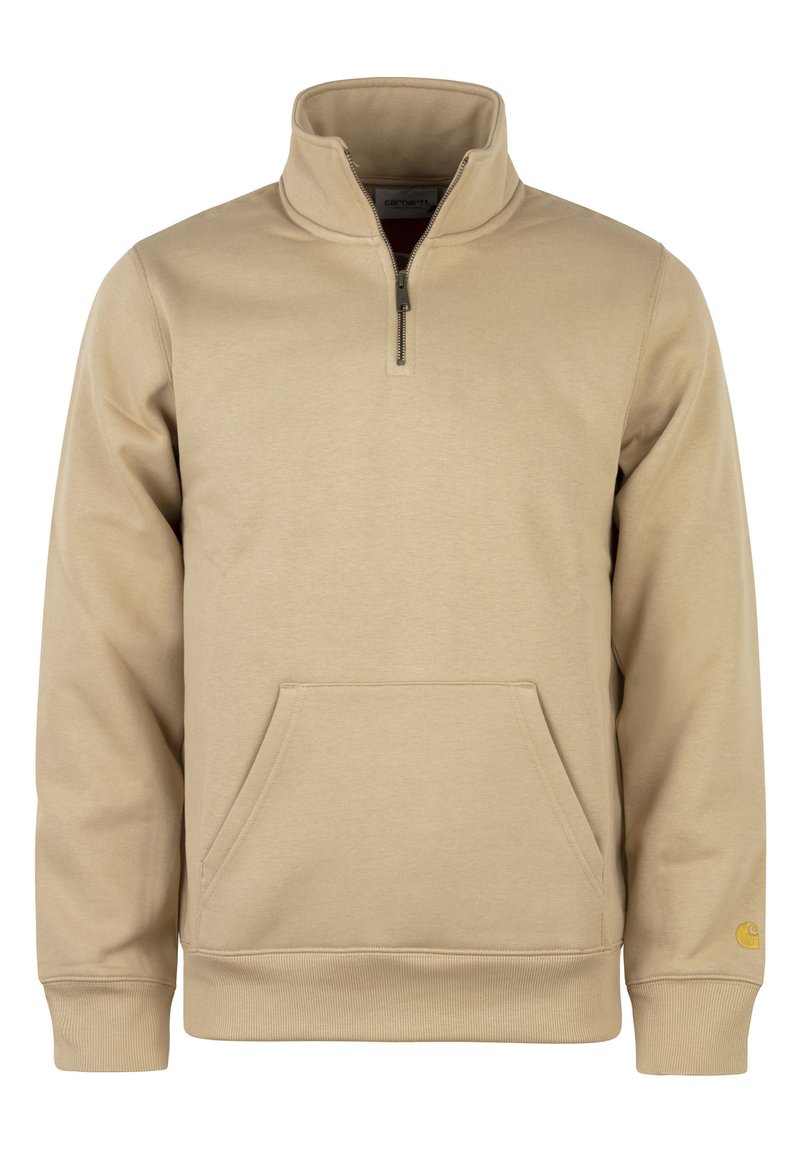 Carhartt WIP CHASE NECK HALF-ZIP - Sudadera - sable beige