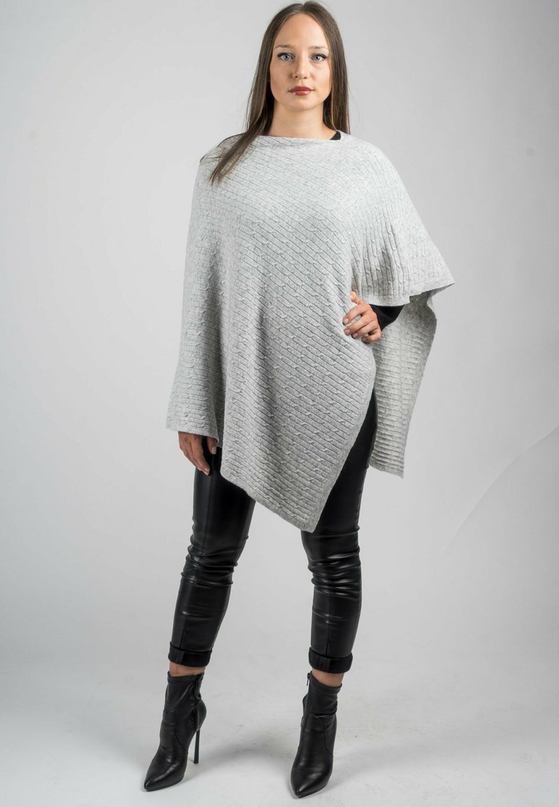 Dalle Piane Cashmere - Poncho van gemengd kasjmier - Made in Italy - Dames