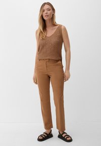 s.Oliver BLACK LABEL REGULAR MIT STRAIGHT LEG - Chinosy