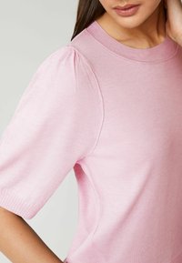 Next ROUND NECK SHORT SLEEVE REGULAR FIT - Paprasti marškinėliai - pink