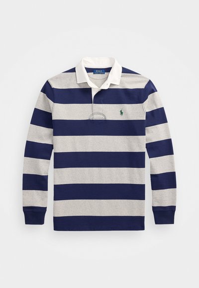 Polo Ralph Lauren THE ICONIC RUGBY SHIRT - Polo shirt - newport navy/andover heather