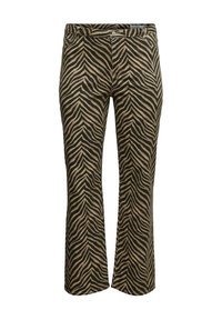 Vero Moda Curve VMCTESSA HR WIDE STRETCH AOP  CUR - Flared jeans - silver mink