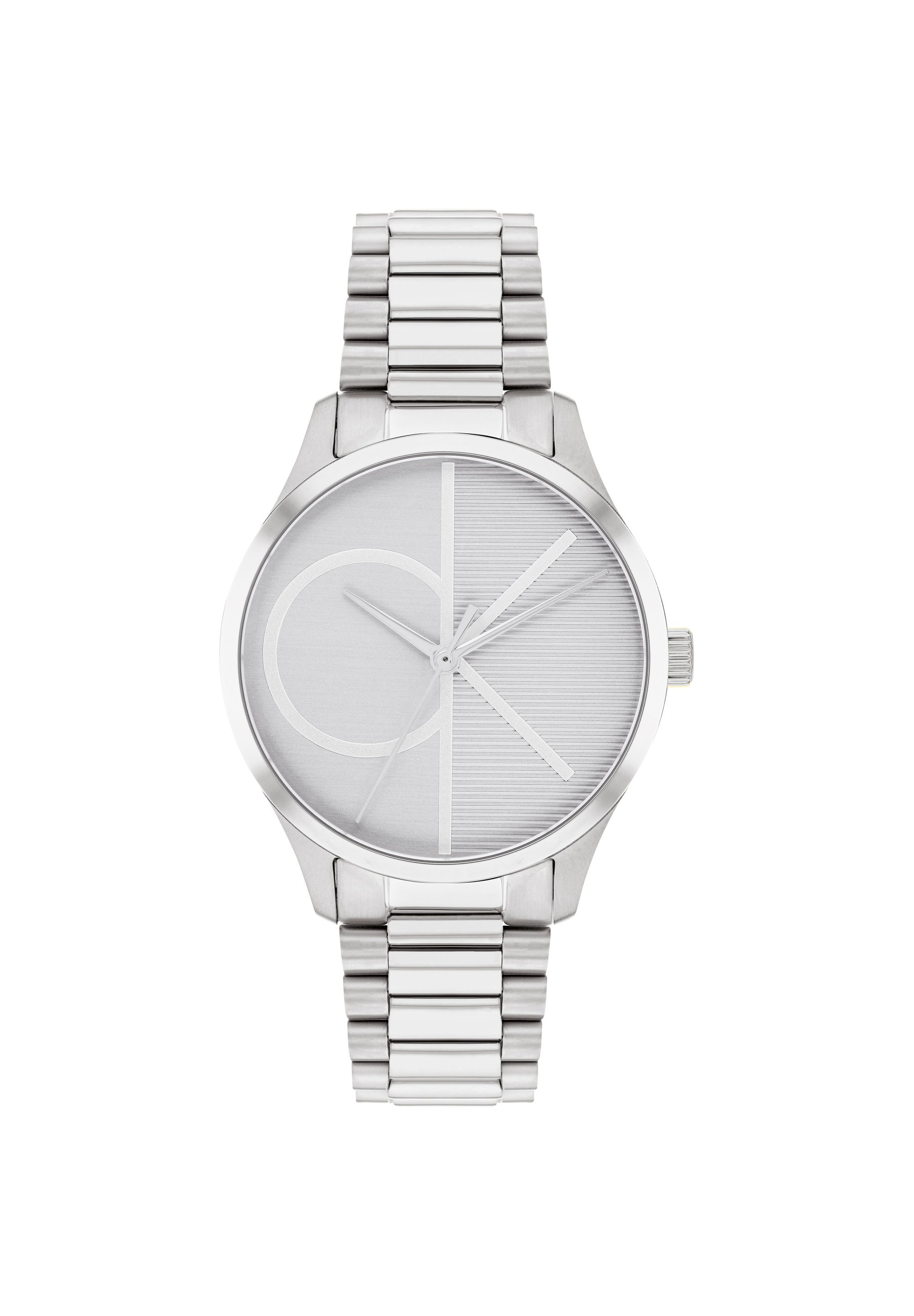 Armbanduhr Calvin Klein Herrenuhr Silber Calvin Klein ICONIC Uhr