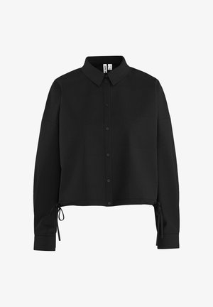 HYPEDROP, LANGARMHEMD HDENYA BOXY - Hemdbluse - black