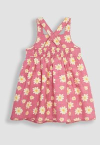 JoJo Maman Bébé SEASIDE SCENE CROSS BACK - REGULAR FIT - Nappali ruha - coral pink daisy