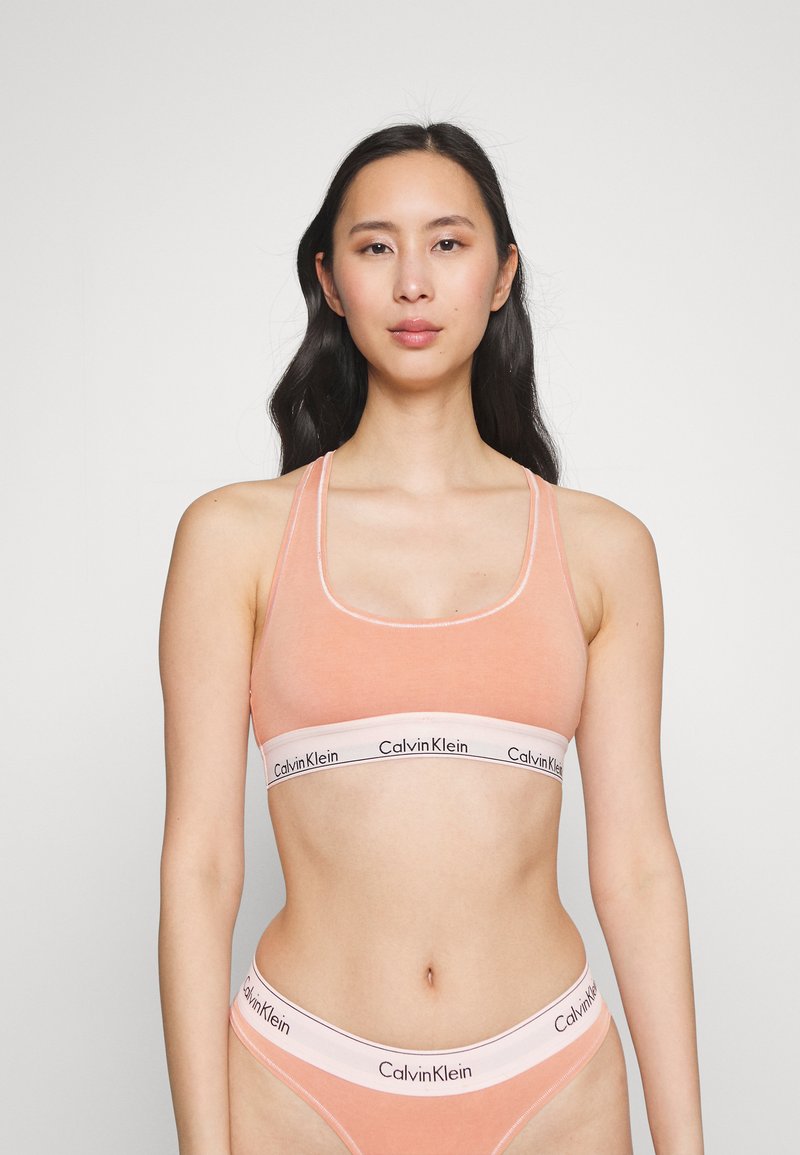 Calvin Klein Underwear UNLINED BRALETTE - Topp - rust