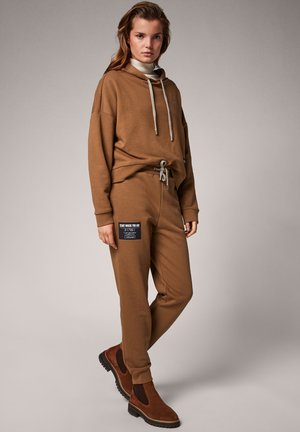 Tracksuit bottoms - brown