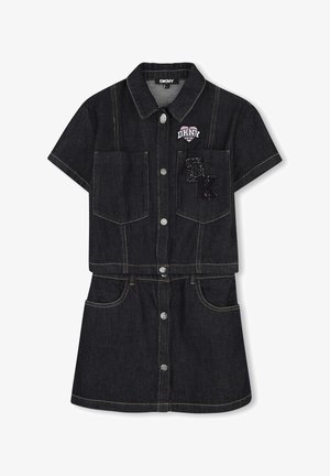DKNY ENSEMBLE DENIM SET - Jupe en jean - denim bleu