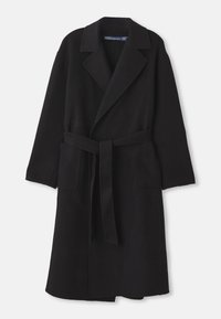 WOVEN CAR COAT - Κλασικό παλτό - black