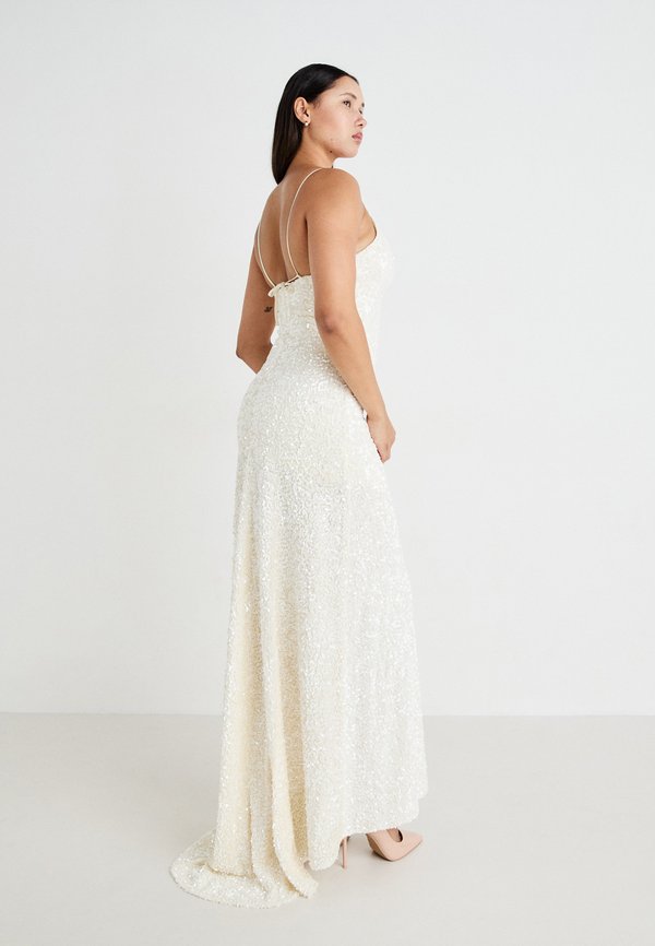 YASMIRA STRAP TRAIN DRESS CELEB - Occasion wear - gardenia4