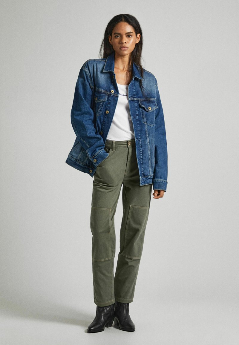 Pepe Jeans Broek olijfgroen