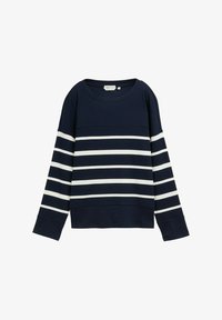 Wybrany, blue offwhite irregular stripe