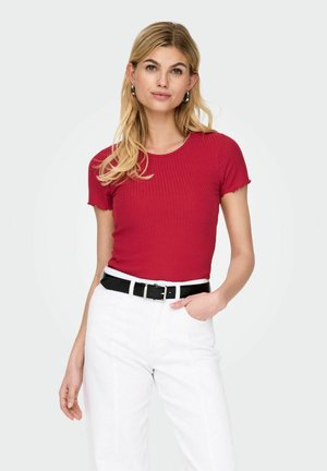 ONLY ONLEMMA - Basic T-shirt - high risk red