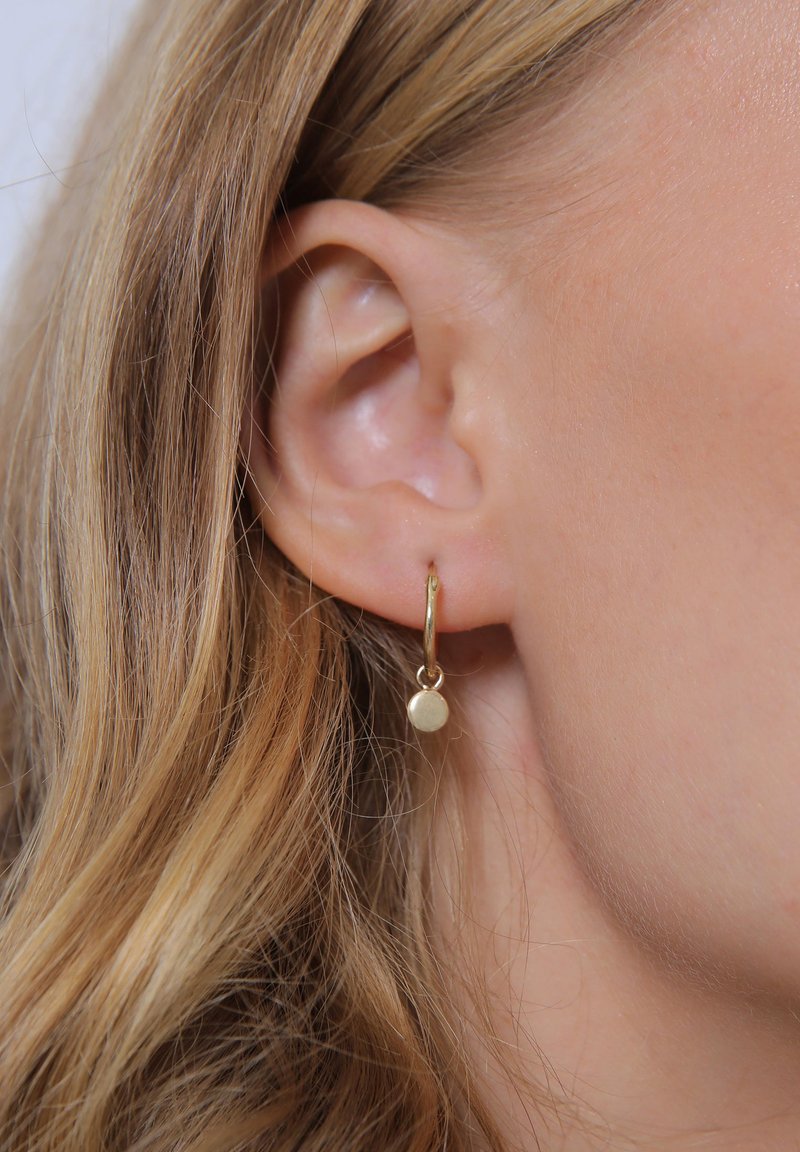 Elli - PLATE COIN BASIC - Earrings - gold-coloured, Enlarge