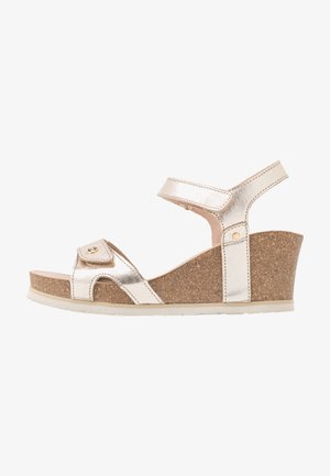 Panama Jack, JULIA SHINE - Sandalen met plateauzool - gold