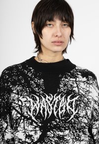 Wasted Paris HOLLOW UNISEX - Jumper - black/off white
