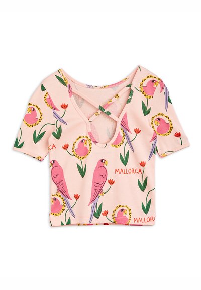 Mini Rodini PARROTS BALLET TEE - Tričko s potlačou - pink