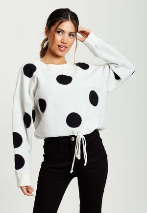 POLKA DOT - Jumper - white