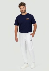 Sergio Tacchini CARSON PANTS - Treniņtērpa apakšdaļas - white black