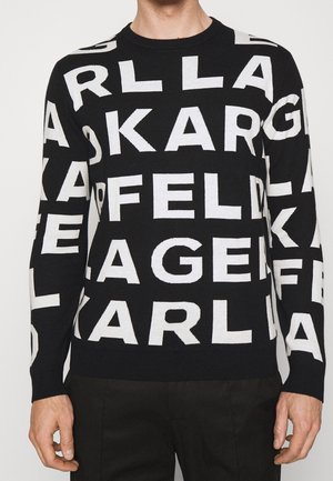 Strickpullover - black