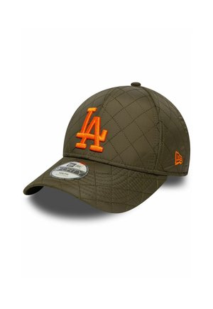 9FORTY ENFANTS  - QUILTED LOS ANGELES DODGERS - Cappellino - olive