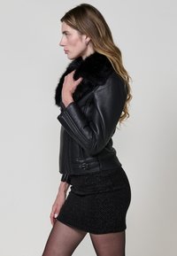 Koroshi Jakna od umjetne kože - black