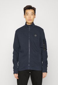 Petrol Industries Camisola com fecho - midnight navy