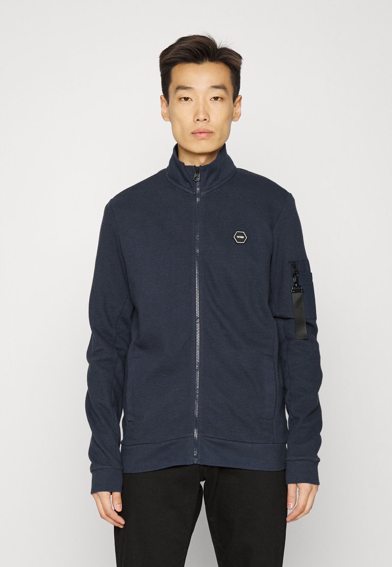 Petrol Industries Camisola com fecho - midnight navy