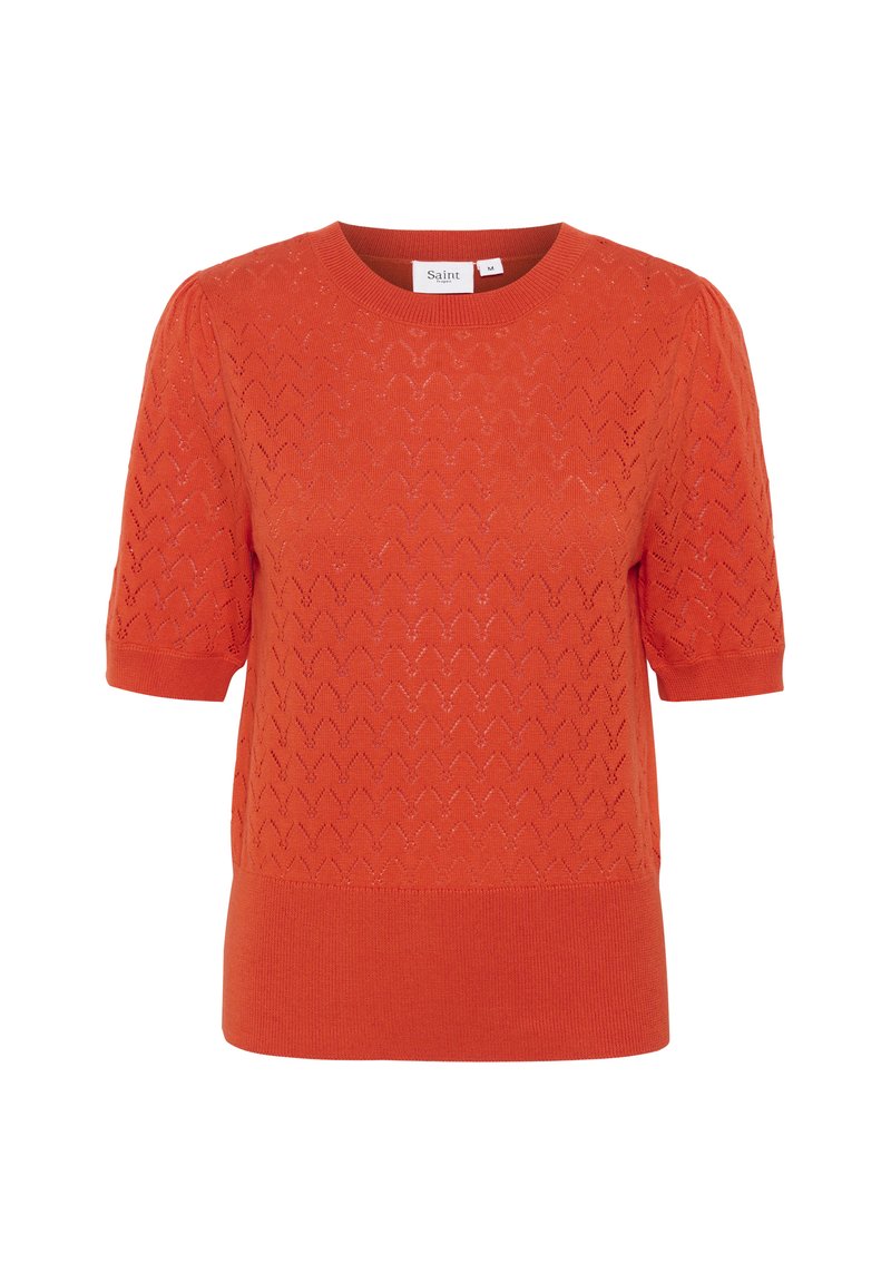 Saint Tropez T-shirt print rood Saint Tropez T-shirt print rood