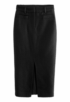 REGULAR FIT - Pencil skirt - black