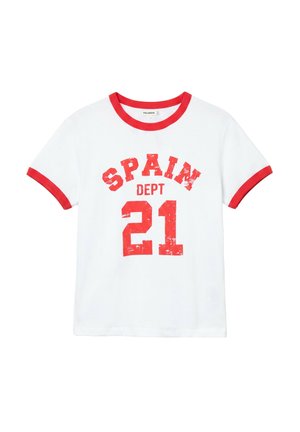 PULL&BEAR, - T-shirt z nadrukiem