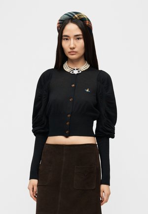 ELI CROPPED CARDI - Ζακέτα - black