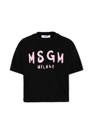 MSGM, T-SHIRT - T-shirt imprimé - black