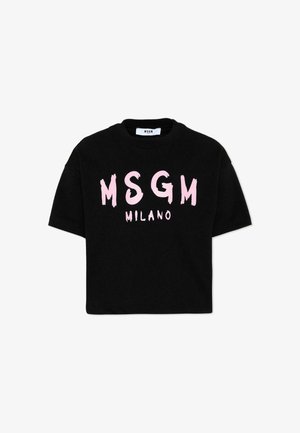 MSGM, T-SHIRT - T-shirt imprimé - black