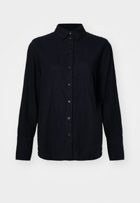 Button-down blouse - black