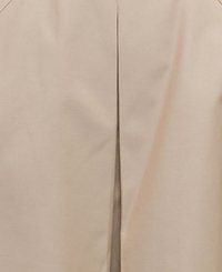 Beige fabric with a clean, textured surface featuring a vertical split detail at the back, offering a structured design.
