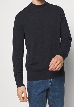 Stickad tröja - dark blue