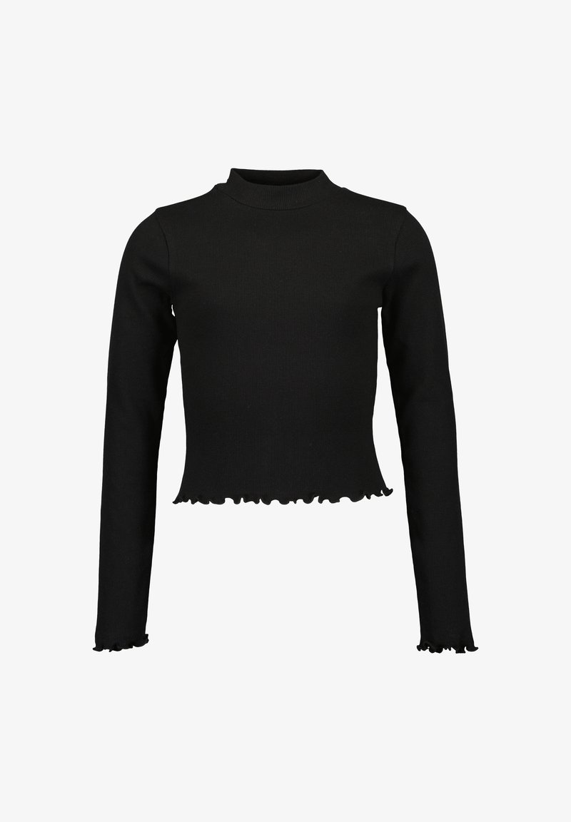 Blue Seven LANGARM MIT STEHKRAGEN - Strickpullover - schwarz