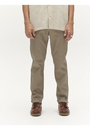Gabba PAUL L. C. ZIP CROP DOBY - Stoffhose - sand