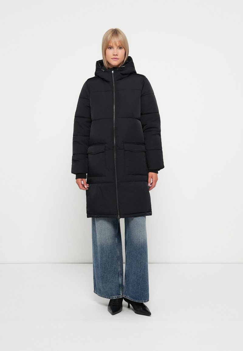 Object OBJZHANNA L/S - Winterjas - dark earth/donkerbruin