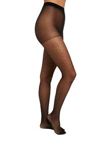 DIM 20 DEN SHINY PLUMETIS TIGHT - Tights - black/silver